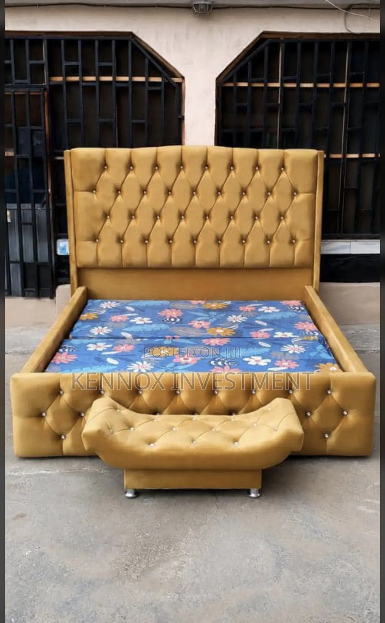 High Quality 6 by 6 Upholstery Bedframe With Footrest