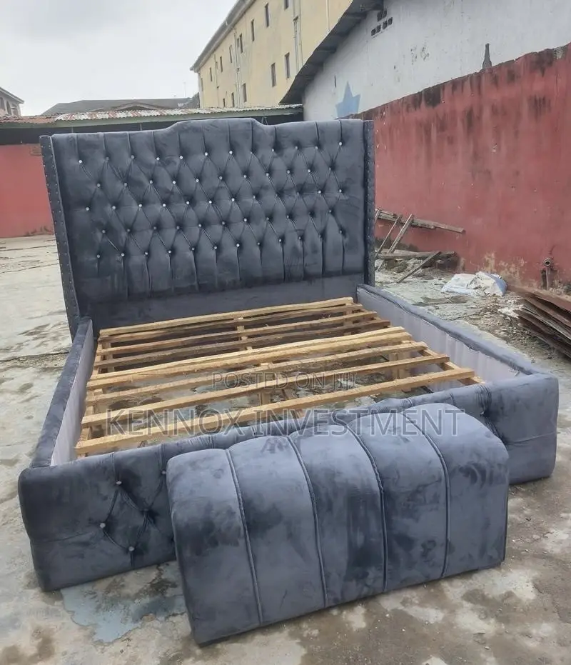 High Quality 6 by 6 Upholstery Bedframe With Footrest