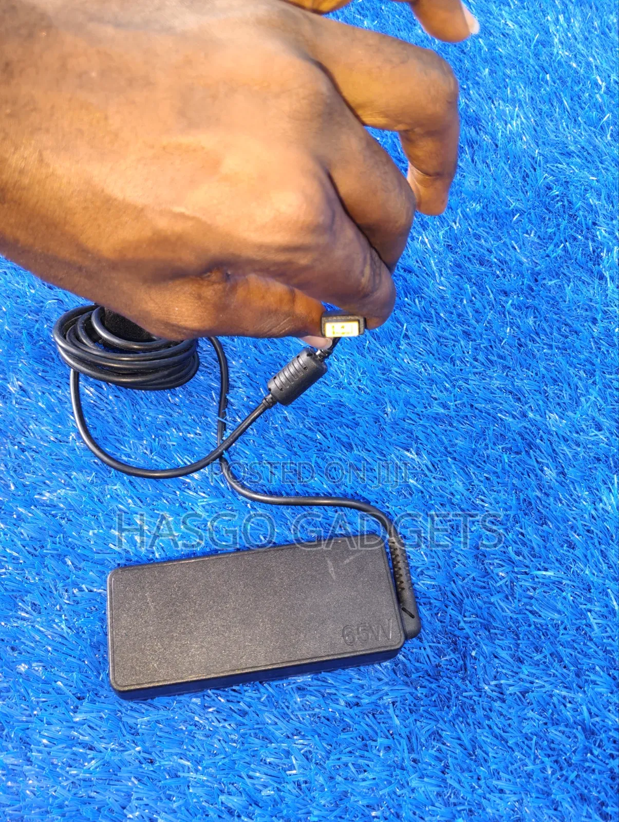 Original Lenovo Charger 65W Yellow Tip - Slim & Portable