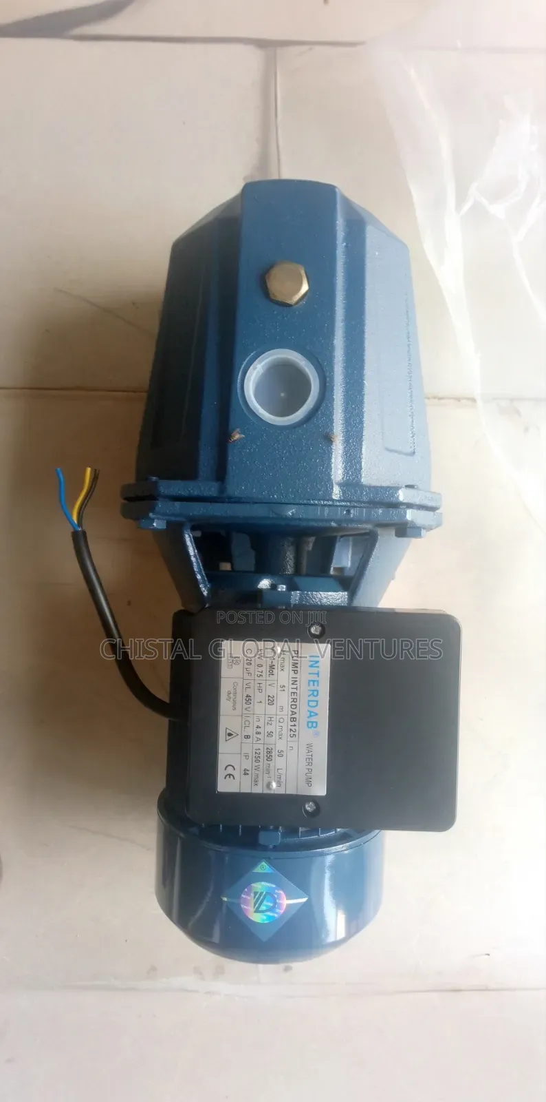 1HP Interdab Self-Priming Surface Pump