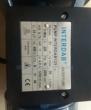 1HP Interdab Self-Priming Surface Pump