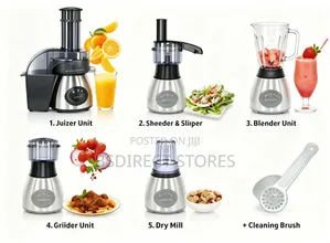 Cyclone Mixer 5in1 Processor/Blender/Juicer/Grinder/Shredder