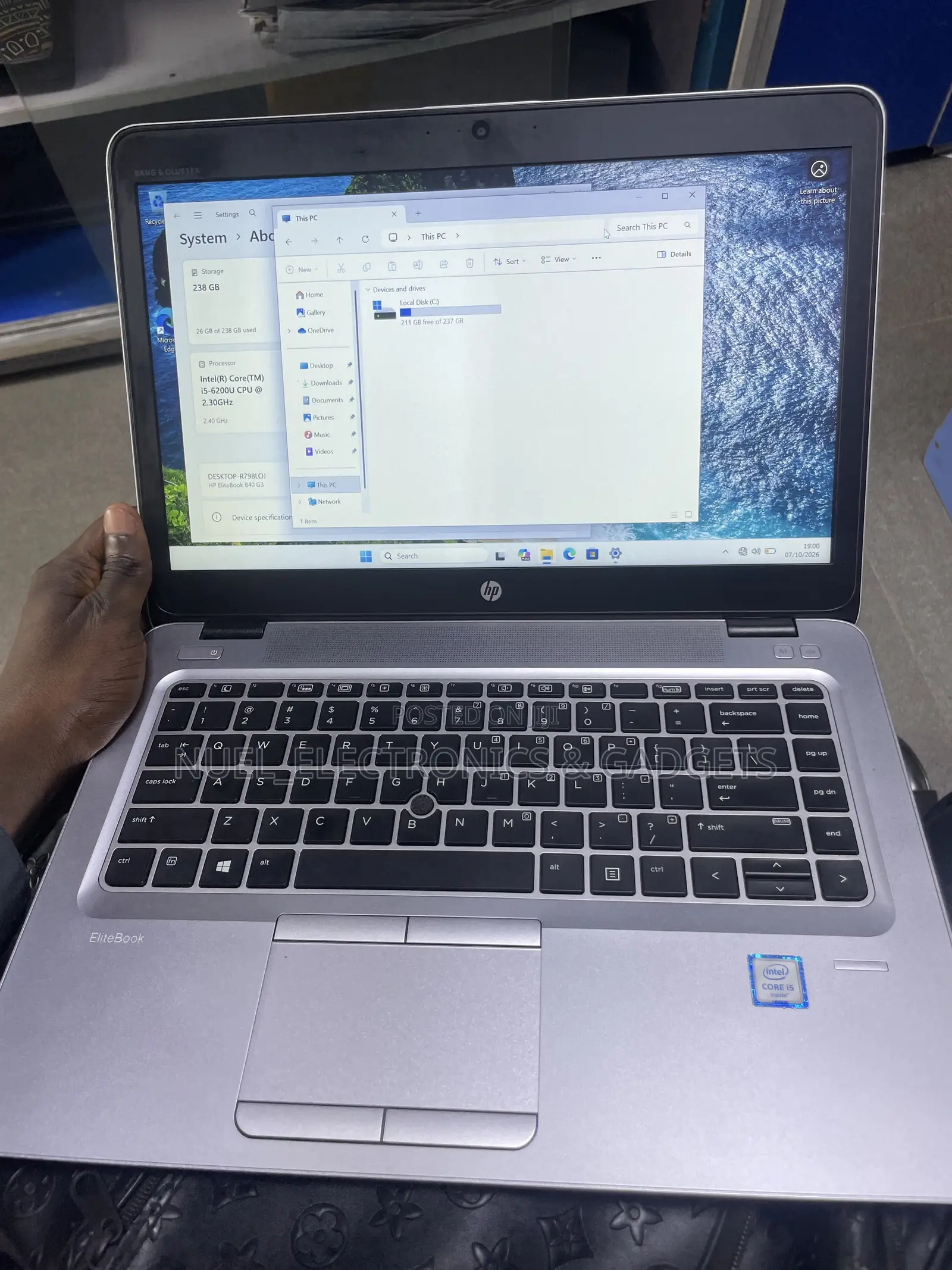 Laptop HP EliteBook 840 G3 8GB Intel Core i5 SSD 256GB