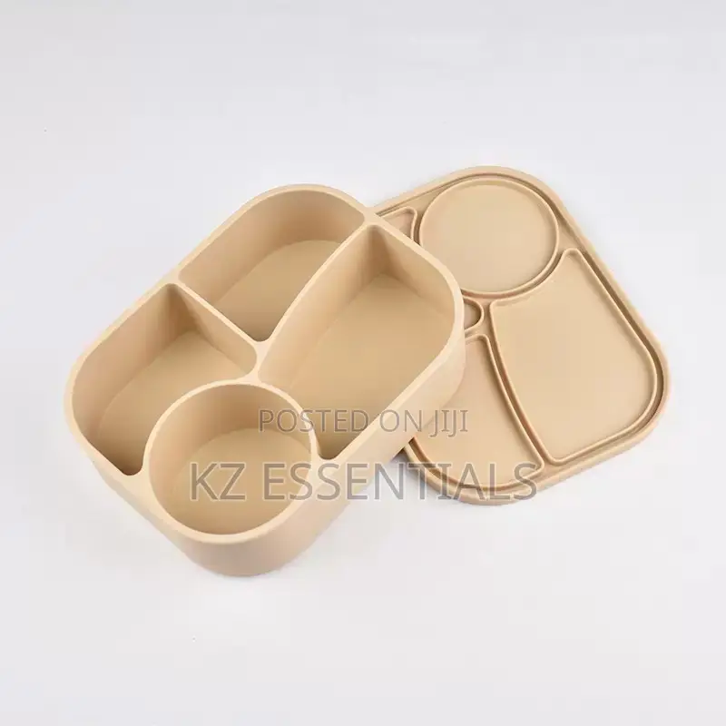 Food-Grade Compartment Silicone Lunch Box