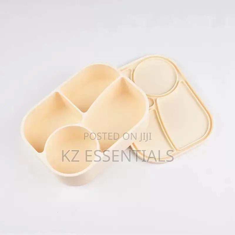 Food-Grade Compartment Silicone Lunch Box