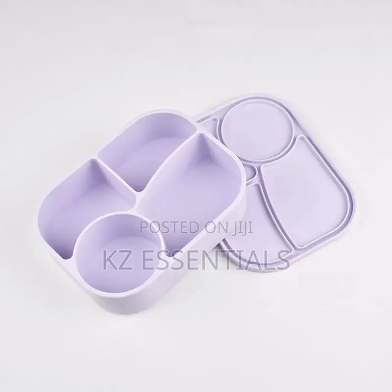 Food-Grade Compartment Silicone Lunch Box