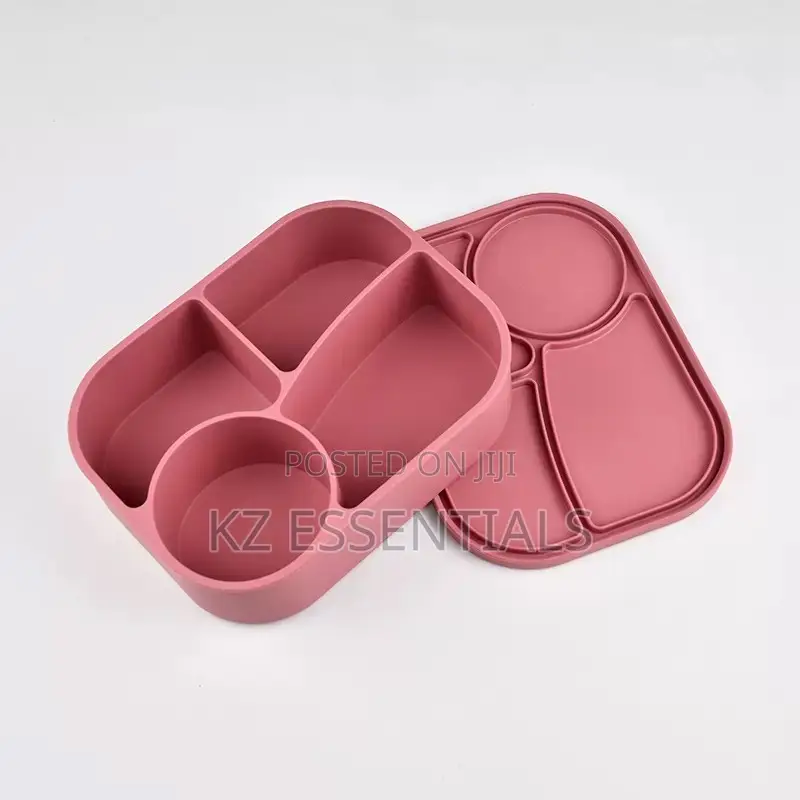 Food-Grade Compartment Silicone Lunch Box