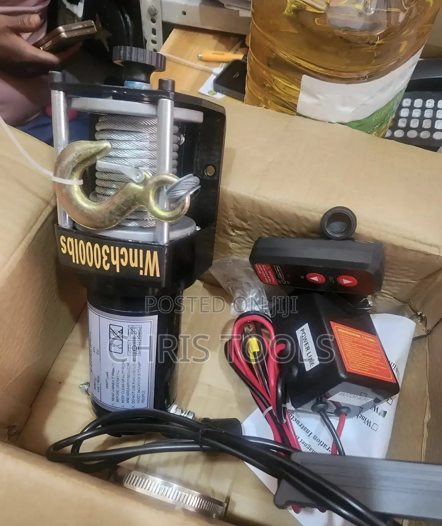 Dc Battery Winch 3000lb