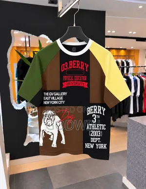 Luxury Designer Round Neck T-Shirt - Berry 03