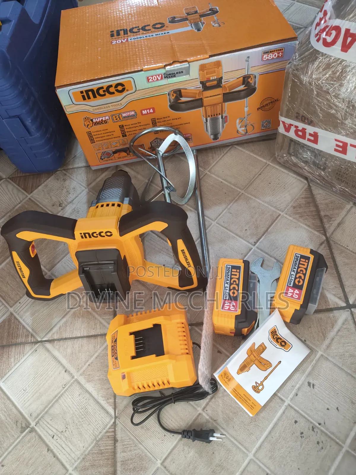 INGCO Cordless Mixer