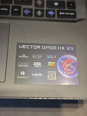 Laptop MSI Vector GP66HX 12UGS 16GB Intel Core i9 SSD 1T