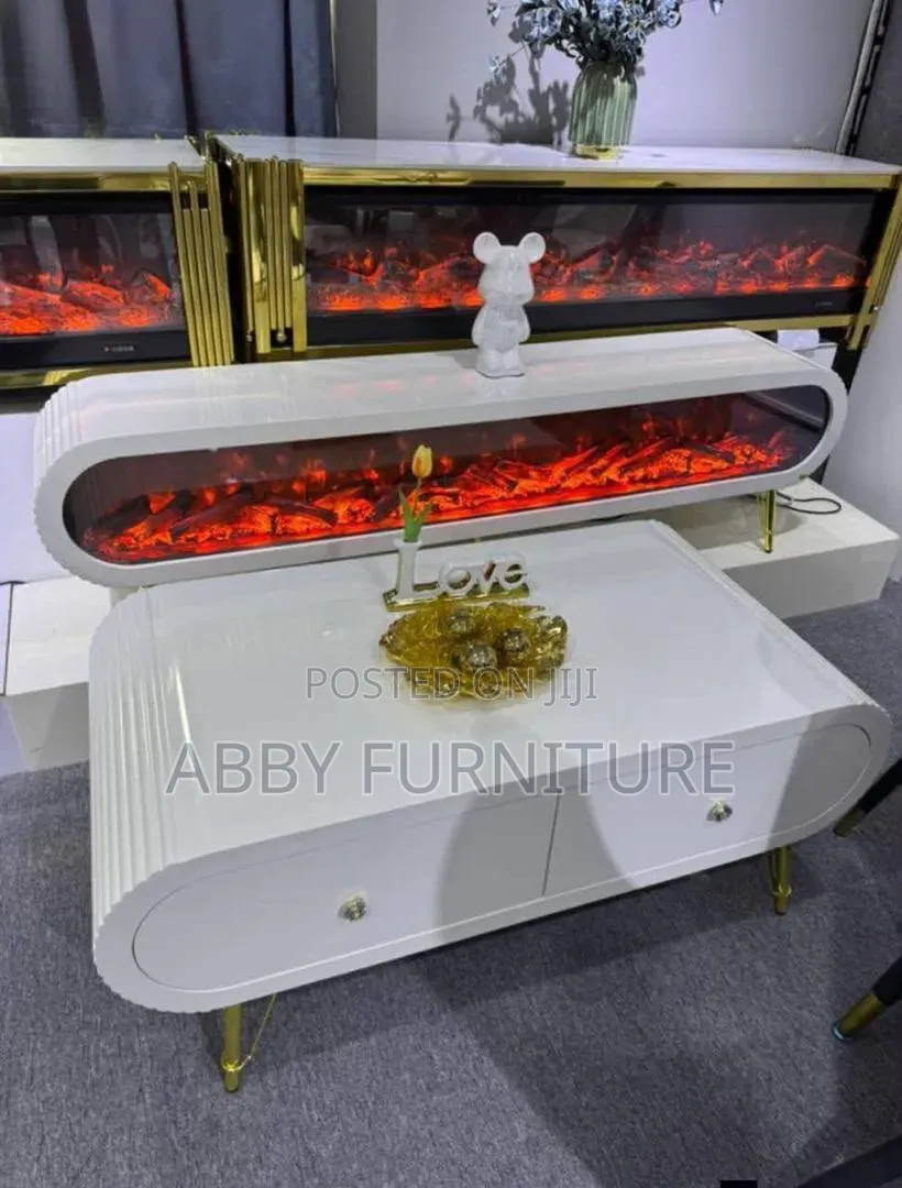 High-Quality Fireplace TV Stand and Table