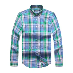 Ralph Lauren Plaid Button-Down Long-Sleeve Shirt | Multiple Colorways