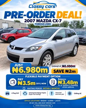 Mazda CX-7 2007 Silver