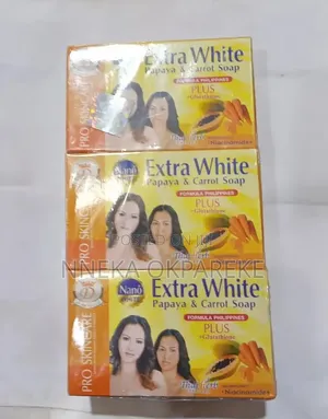 Nano Extra White Papaya and Carrot Soap