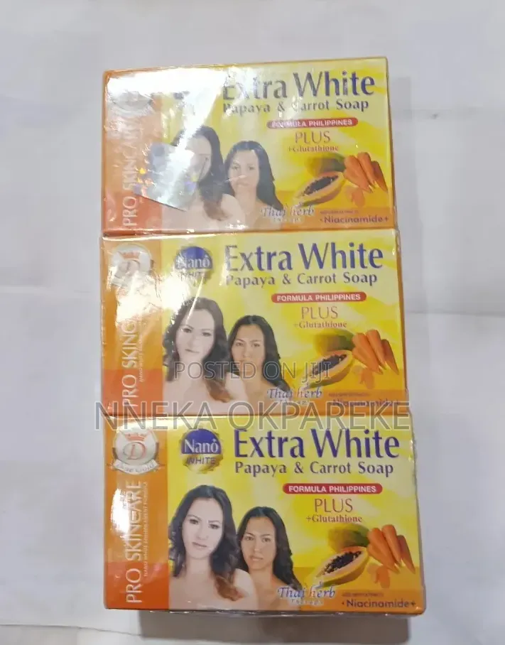 Nano Extra White Papaya and Carrot Soap