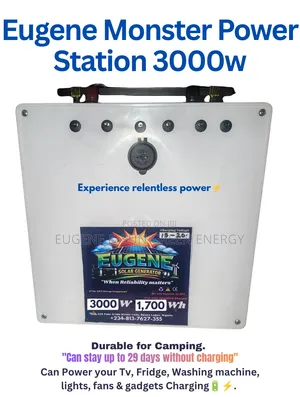 Eugene Monster Power Station 3000w/1700wh