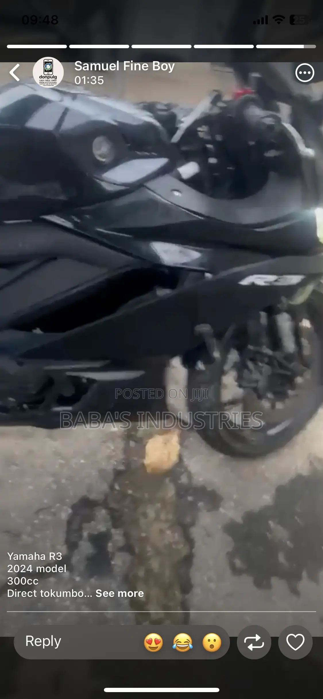 Yamaha R3 2024 Gray
