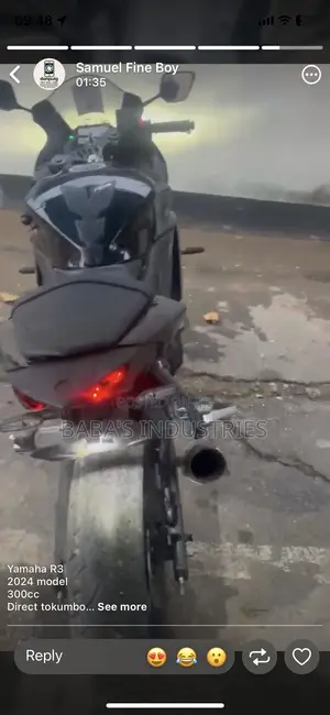 Yamaha R3 2024 Gray