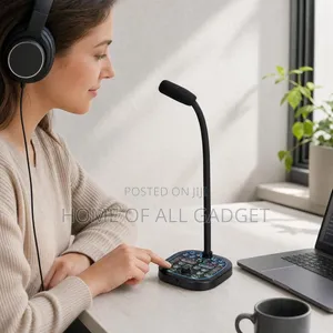 Voice Changing Desktop Audio Pick-Up Mk100 With Noise Reductio