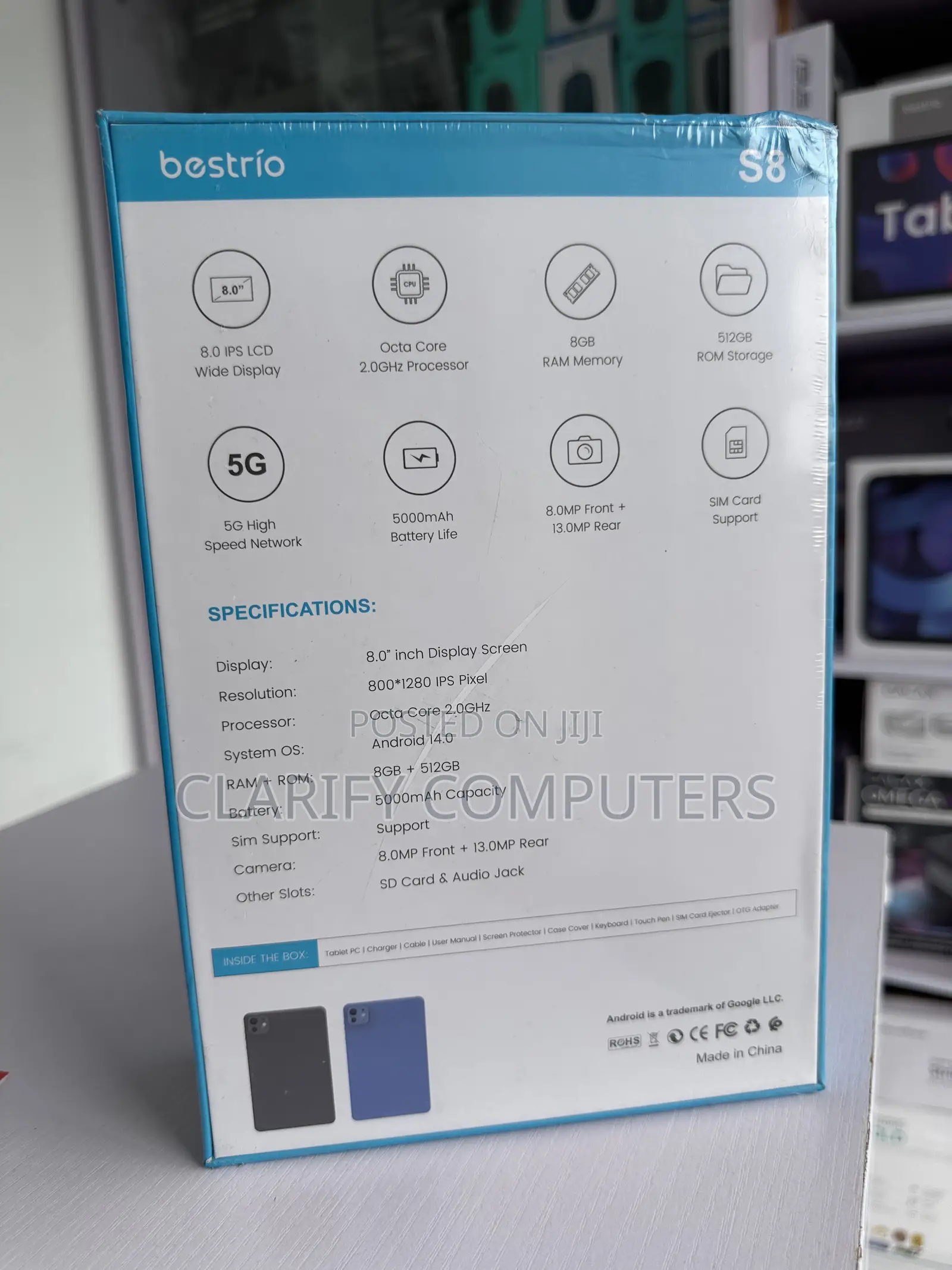 New Bestrio S8 512 GB Gray