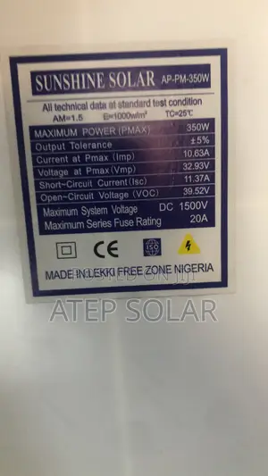 300w Africell Solar Panel