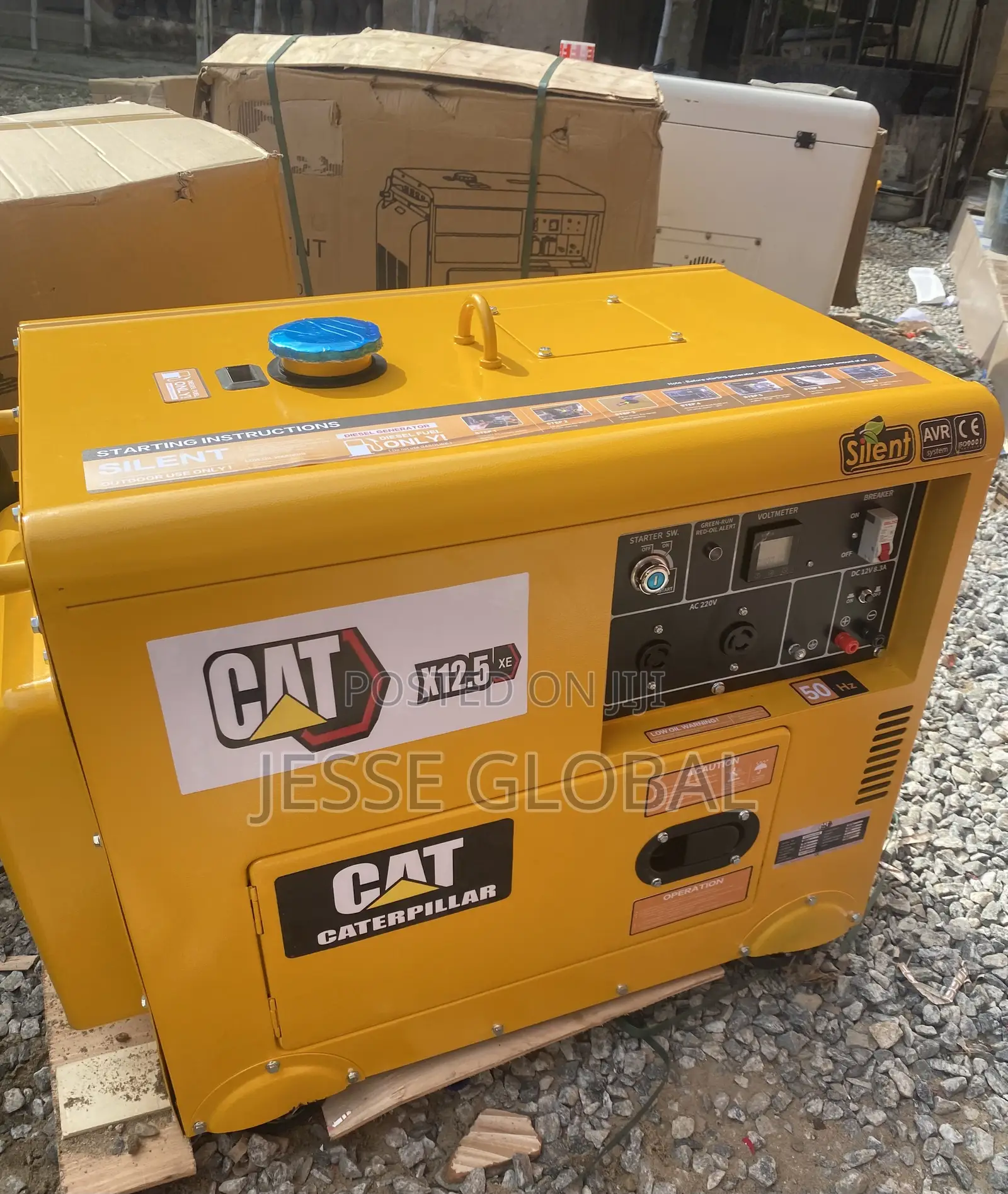 CAT 12KVA Diesel Soundproof Generator
