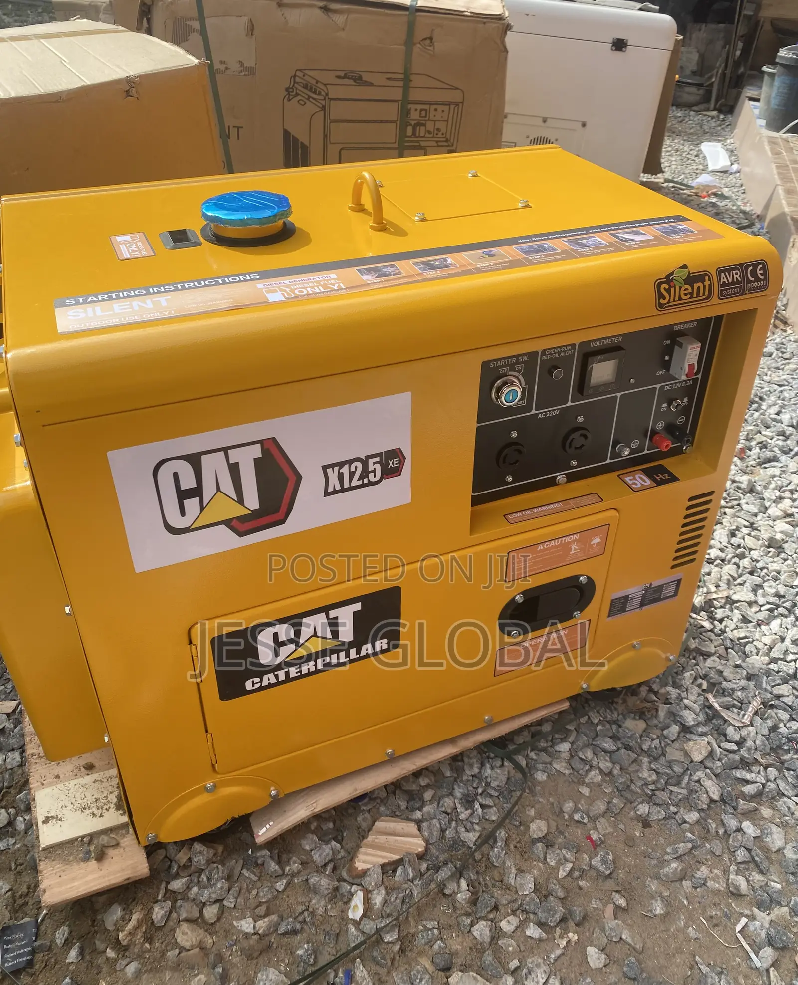 CAT 12KVA Diesel Soundproof Generator