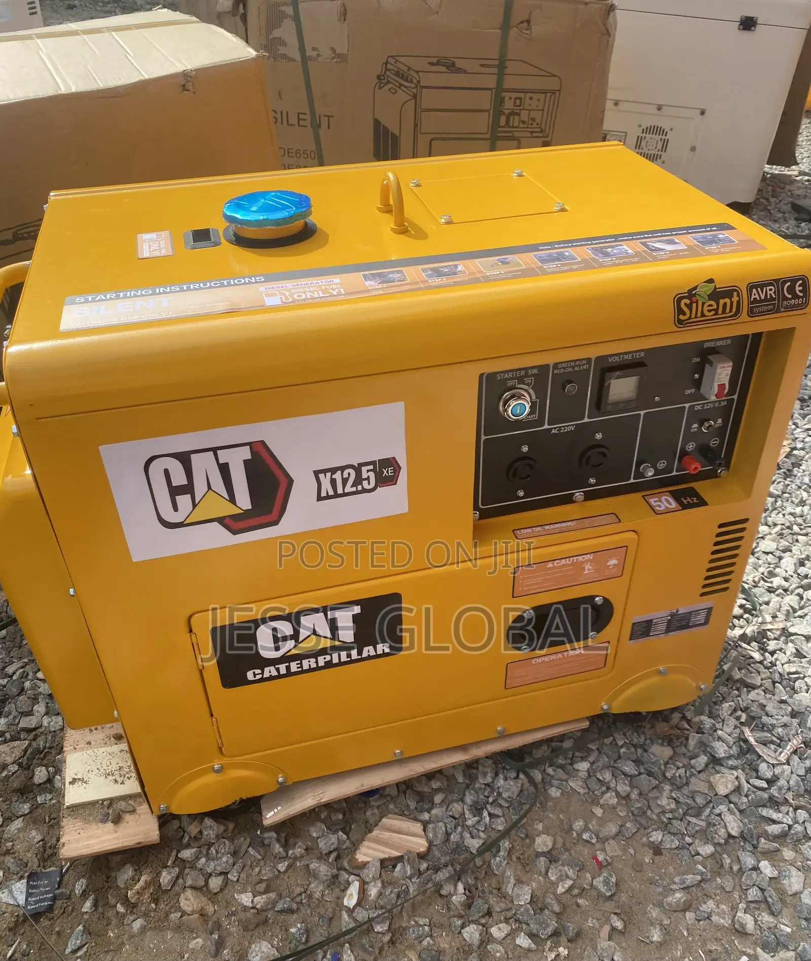 CAT 12KVA Soundproof Generator With Copper Coil