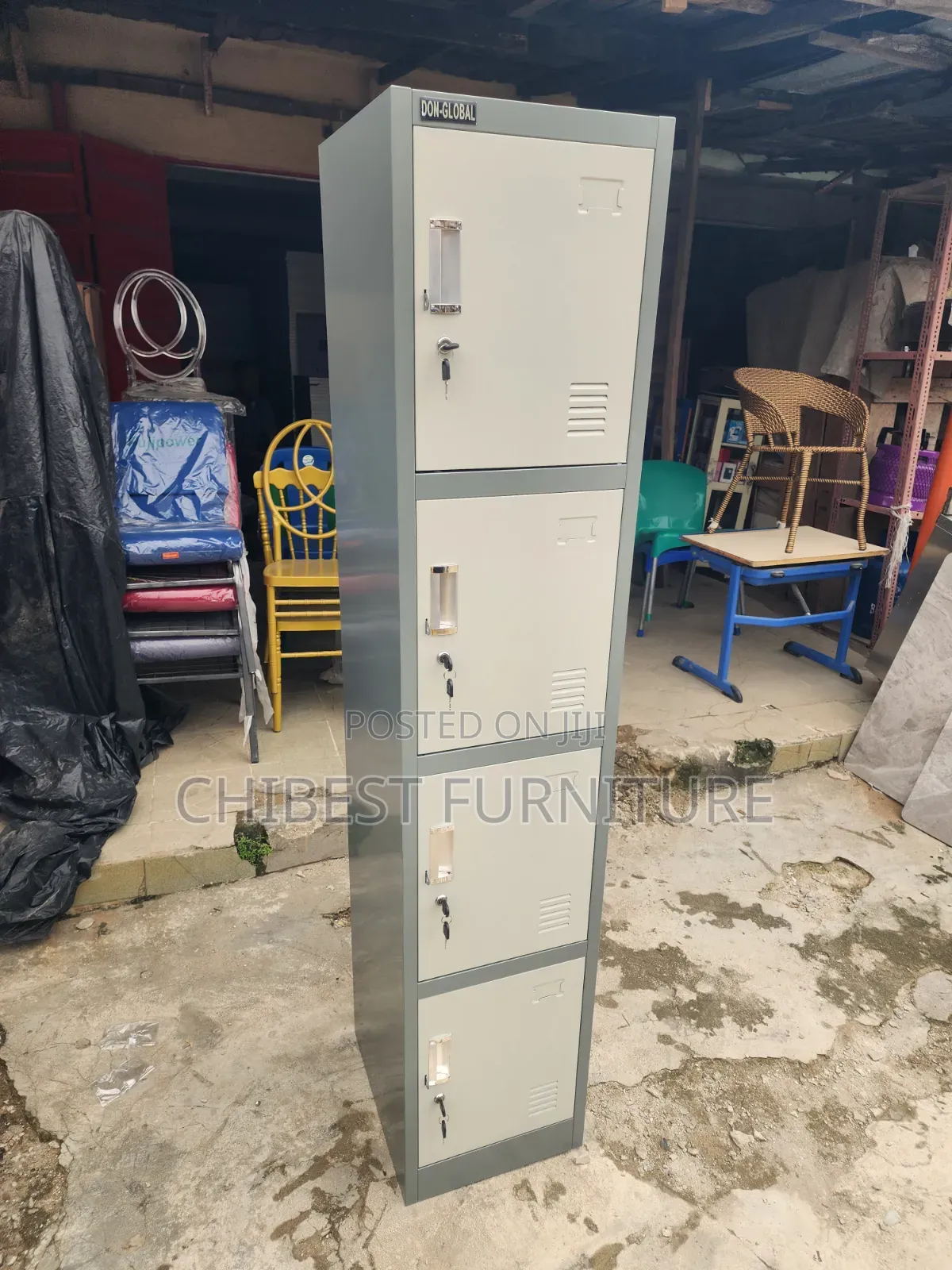 Brand New Staff Locker. This Is Four Doors.