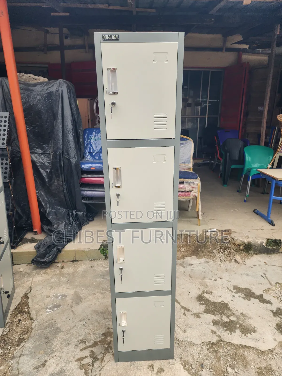 Brand New Staff Locker. This Is Four Doors.
