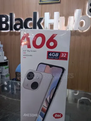 New Itel A06 32 GB Black