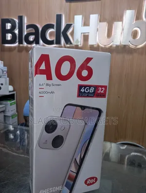 New Itel A06 32 GB Black