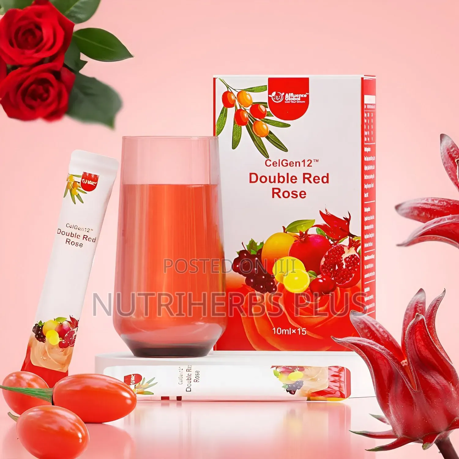 CELGEN 12 DOUBLE RED ROSE (Supports Healthy Kidney Function)