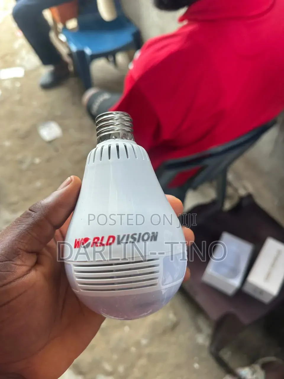 Wi-Fi Smart Light Bulb Security Camera.