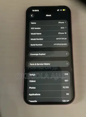 Apple iPhone 16 128 GB Pink