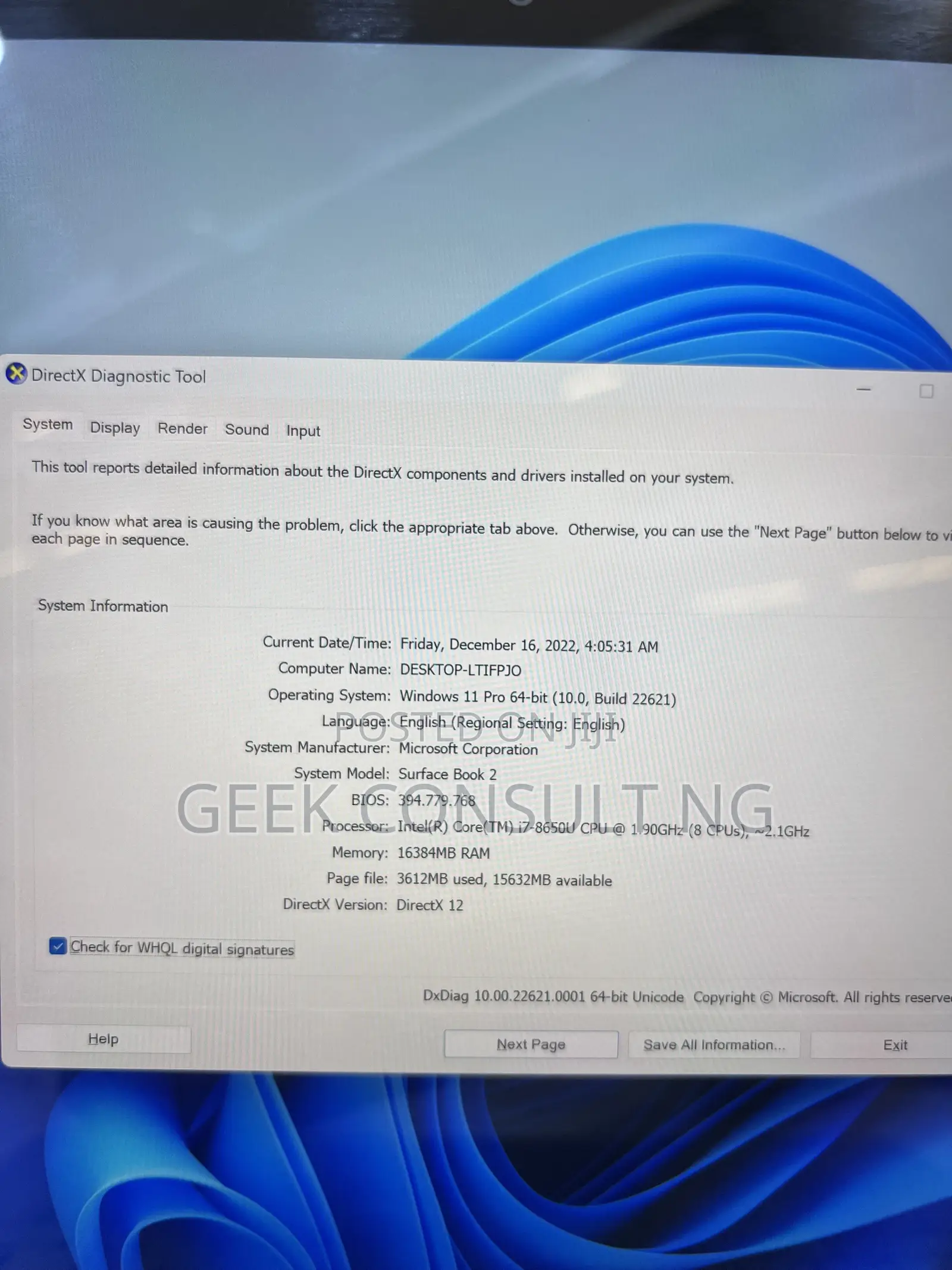 Laptop Microsoft Surface Book 2 16GB Intel Core i7 SSD 512GB