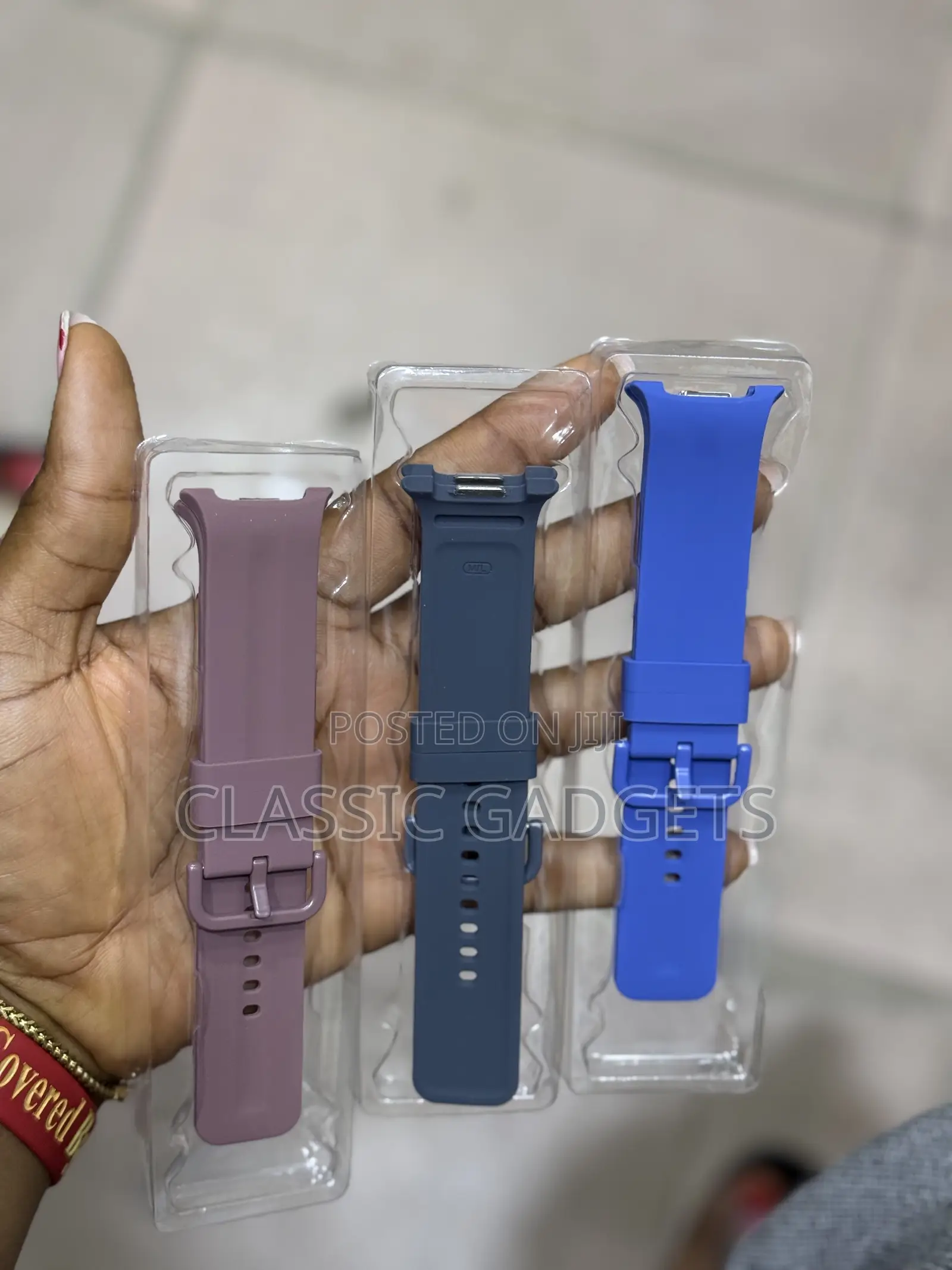 Soft Silicone Buckle Replacement Strap for Samsung Galaxy Watch 9
