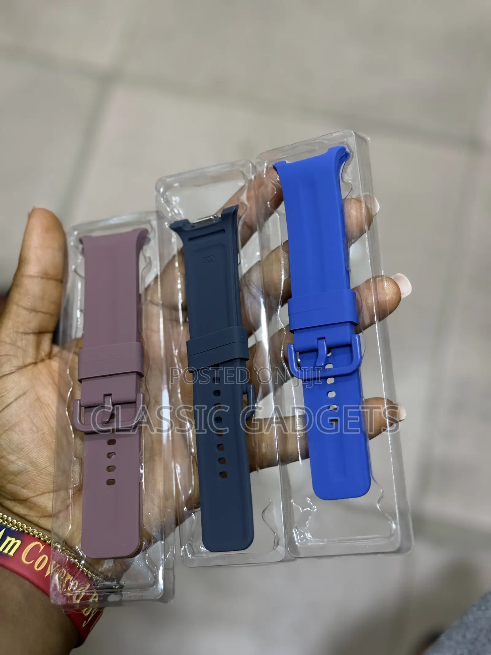 Soft Silicone Buckle Replacement Strap for Samsung Galaxy Watch 9