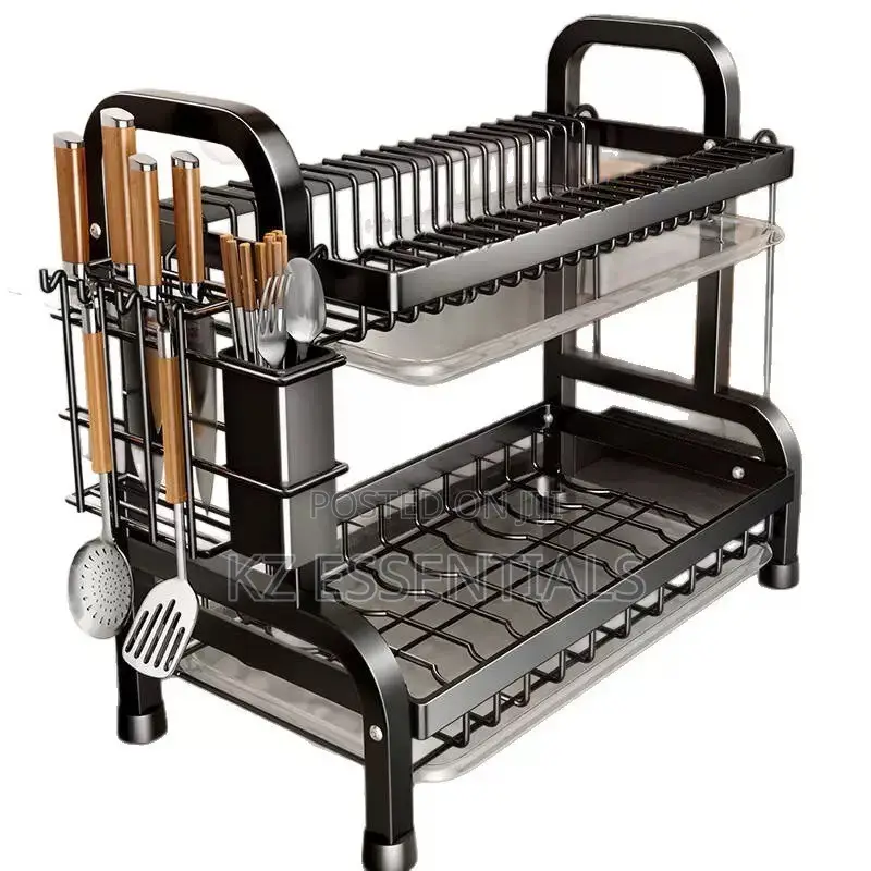 Multi-Functional Kitchen Storage & Dish Drying Rack