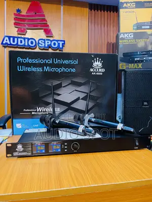ACCURD AK-8000 Professional Dual Handheld Digital Wireless Microphone