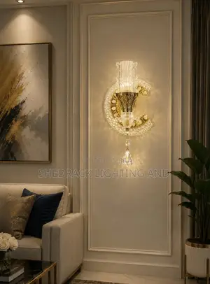  Royal C-Shape Crystal Wall Light - Palace Edition!
