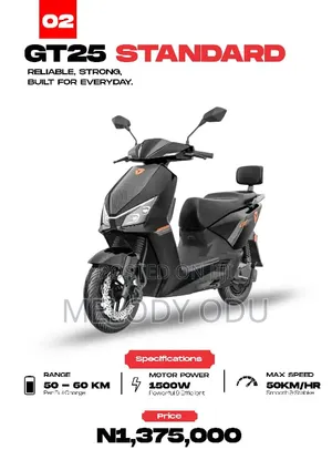 New Motorcycle 2026 Black