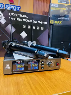 Accurd Ak-6000 Professional Dual Handheld Digital Wireless Microphone