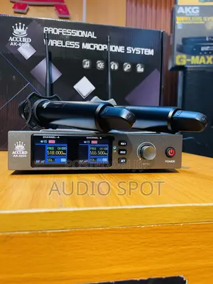 Accurd Ak-6000 Professional Dual Handheld Digital Wireless Microphone
