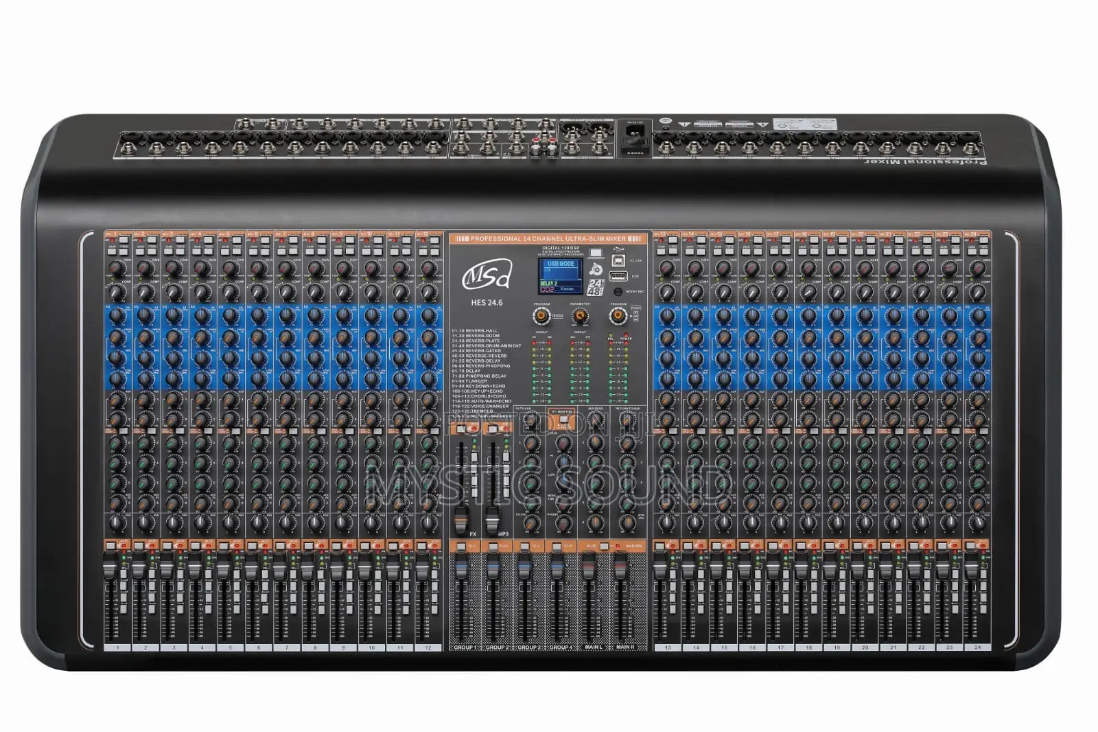 MSD 24channels Mixer With Recording USB