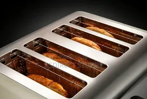 Essentials Wide Slot 4 Slice Toaster Adjustable Browning