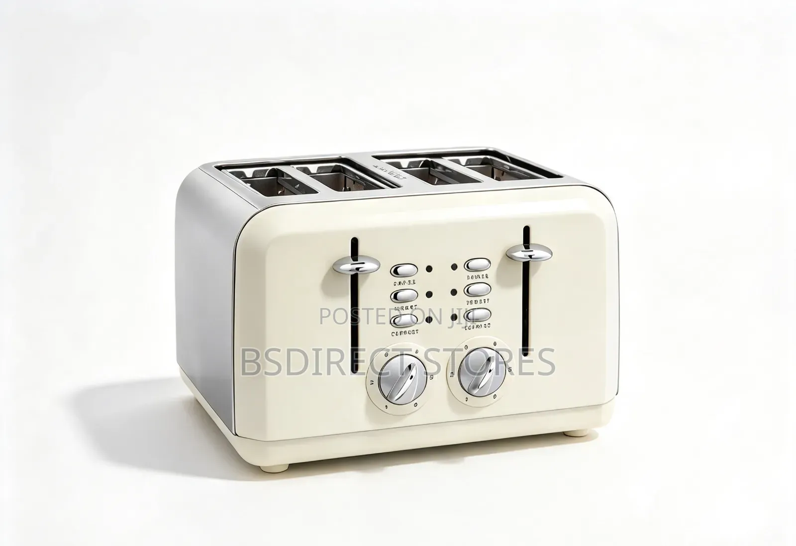 Essentials Wide Slot 4 Slice Toaster Adjustable Browning