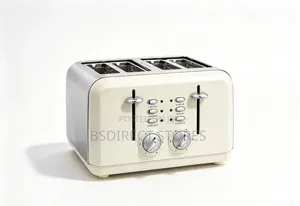Essentials Wide Slot 4 Slice Toaster Adjustable Browning