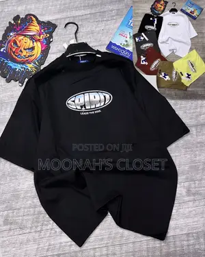 Male Oversized SPIRIT Graphic Print T-Shirt